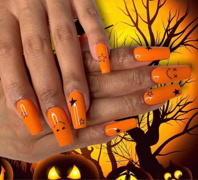 Spooky nails by Nin @sreyninpeng