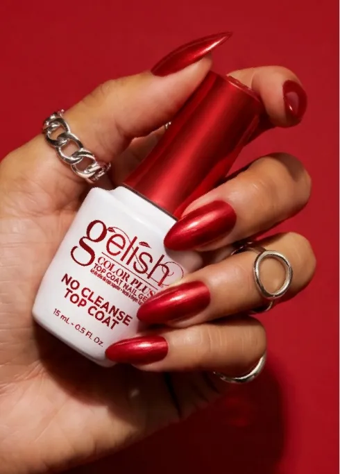Better than existing Gelish® No Cleanse
formula as an across the board improvement