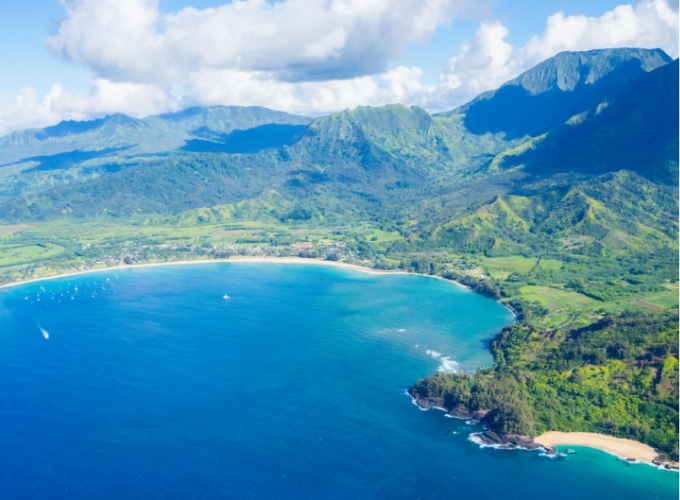 Hanalei Bay, Kauai, Hawaii
