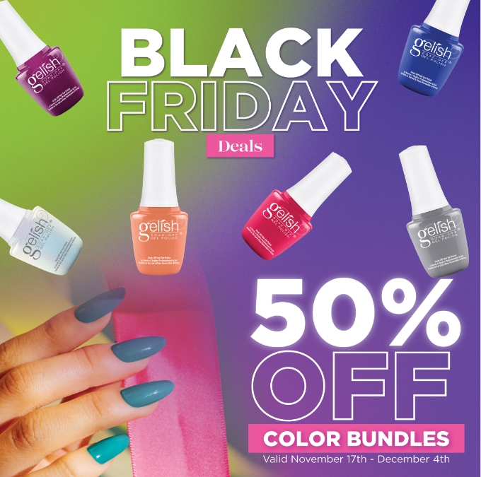 BF 50% Off Gelish Color Bundles