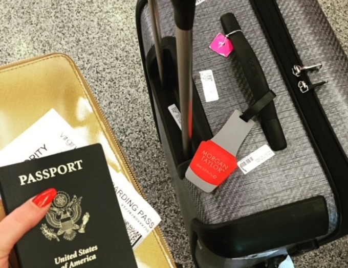 luggage and passport