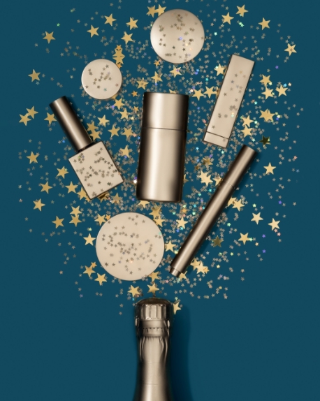 Picture of make up tools with glitters