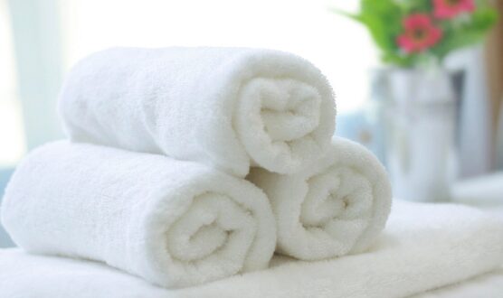 Picture of white hand towels