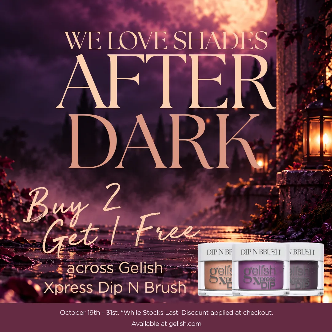 Buy 2 Get 1 Free across Gelish Dip n Brush