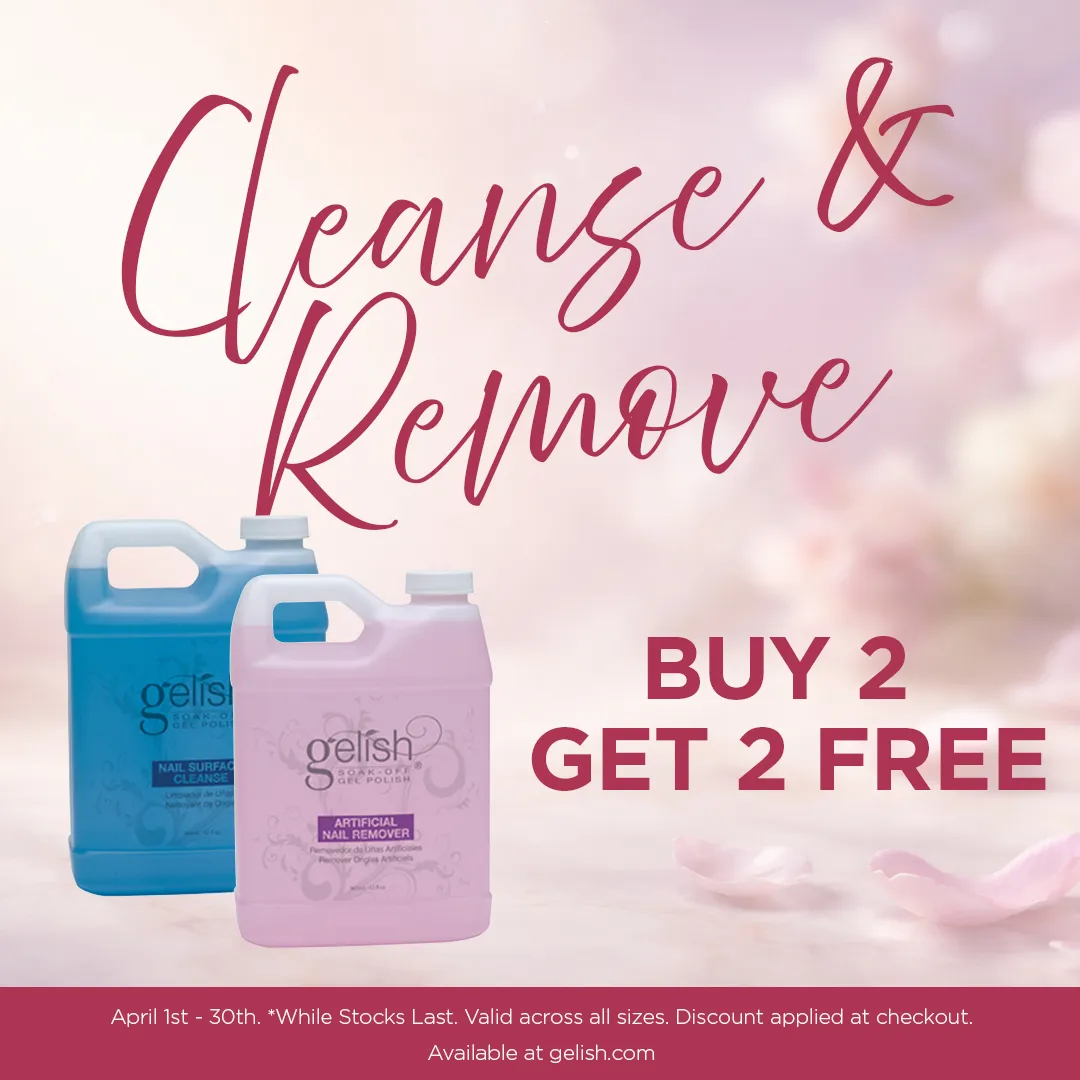 Fresh Start with Gelish Cleanse & Remove