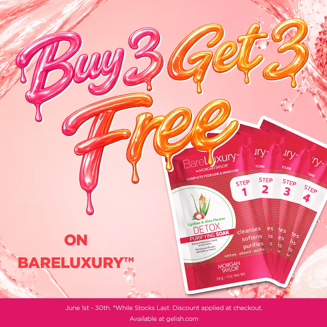 The Bare Luxury Full Mani & Pedi 4 in  1.  Salt - Scrub - Masque & Massage.