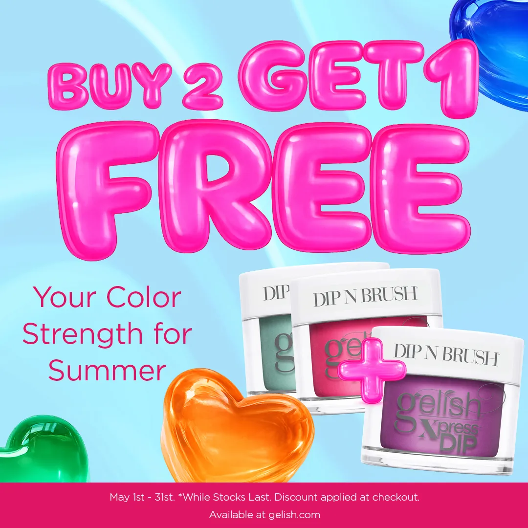 Stock Up for Summer Buy 2 get 1 free across all Dip N Brush Powders