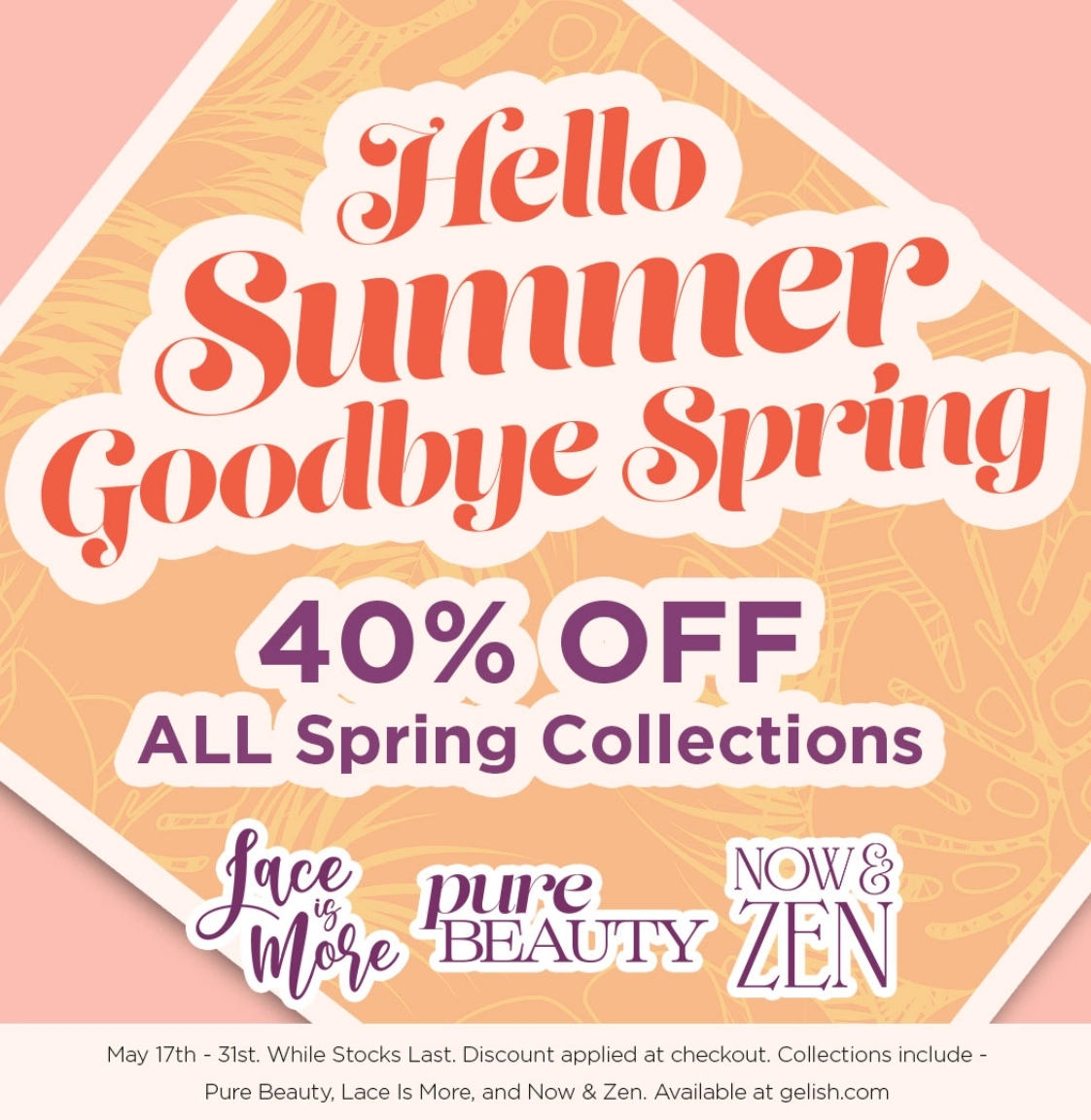 40% OFF ALL SPRING COLLECTIONS