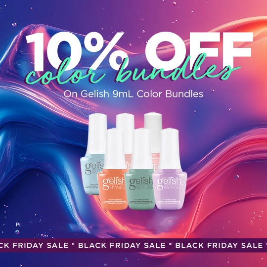 10% off in color bundles Gelish Mini