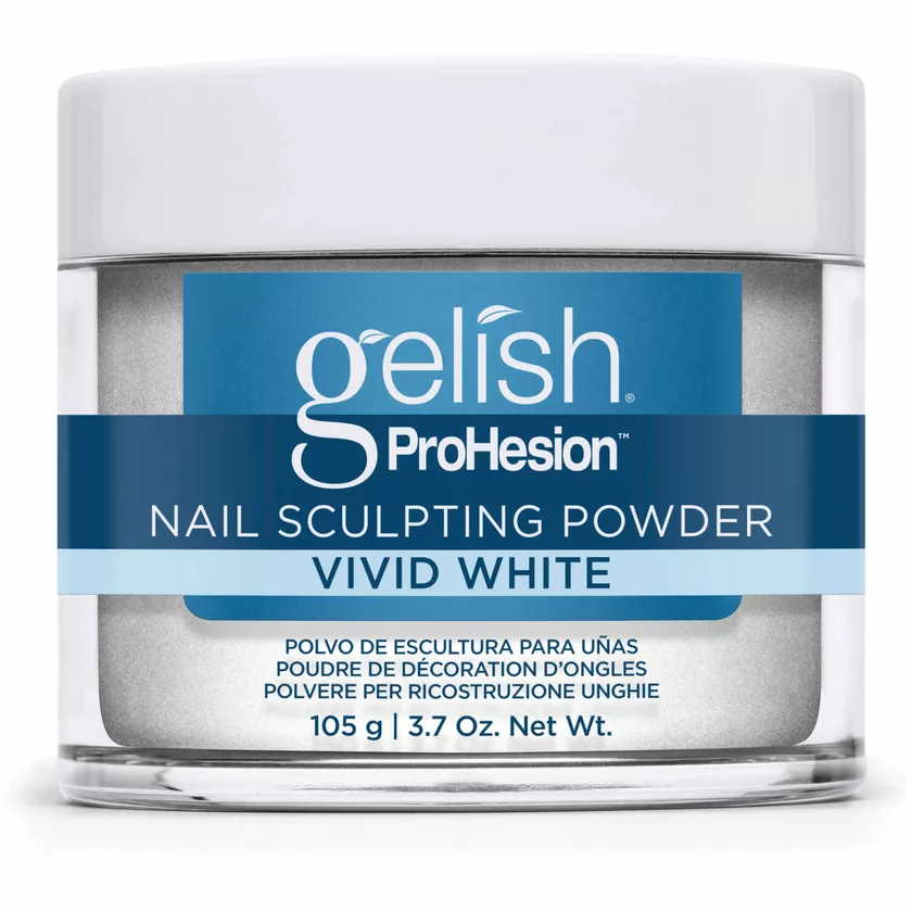 Gelish Prohesion Nail Sculpting Powder Vivid White, 3.7 0z