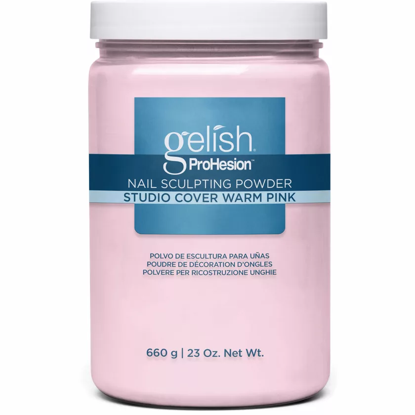 Gelish Prohesion Nail Sculpting Powder Studio Cover Warm Pink, 23.28 0z