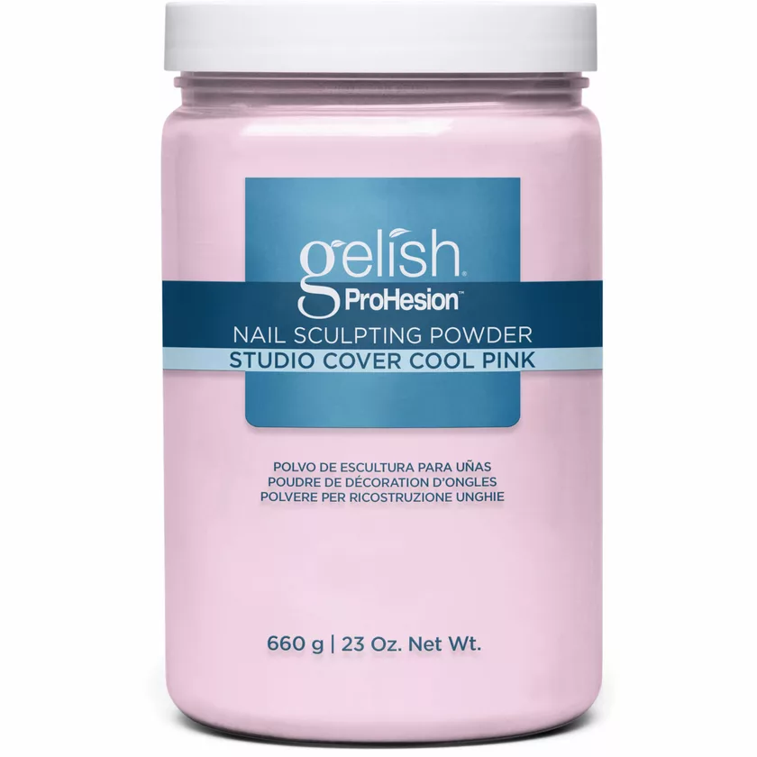 Gelish Prohesion Nail Sculpting Powder Studio Cover Cool Pink, 23.28 0z