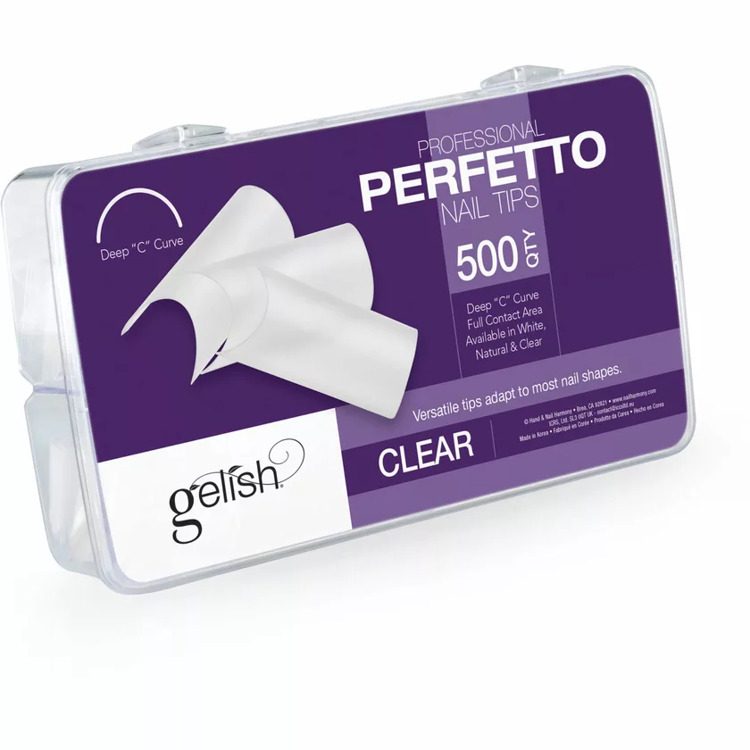 Harmony Pro Perfetto Nail Tips Clear (500 CT)