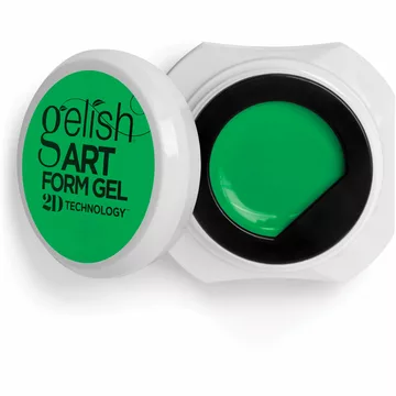 Gelish Neon Green  Art Form CR&Egrave;ME