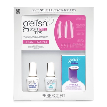 Gelish Soft Gel&trade; Kit Short Round (550CT) 