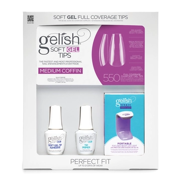 Gelish Soft Gel&trade; Kit Medium Coffin (550CT) 