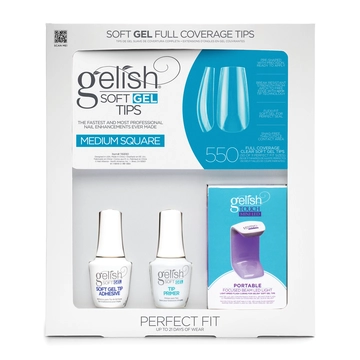 Gelish Soft Gel&trade; Kit Medium Square (550CT) 