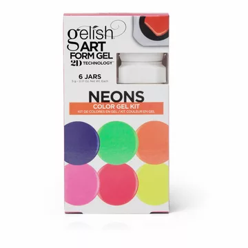 Gelish Art Form Gel Neon Color Gel Kit 