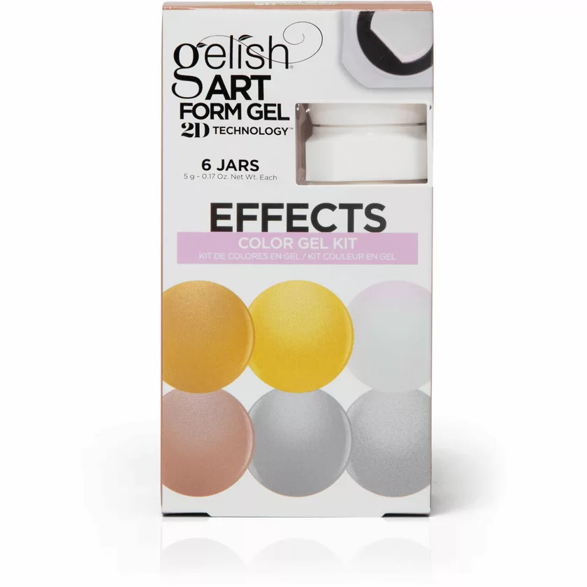 Gelish Art Form Gel Effects Color Gel Kit