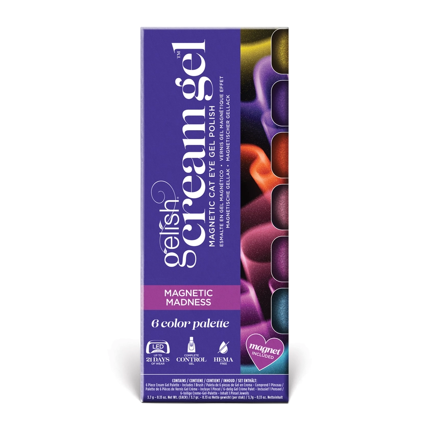 Gelish Cream Gel 6PC Palette Magnetic Madness - Gelish & Morgan Taylor
