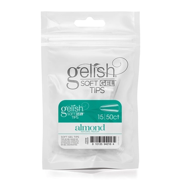 Gelish Soft Gel™ Tips - Refill - Medium Almond - Size 15