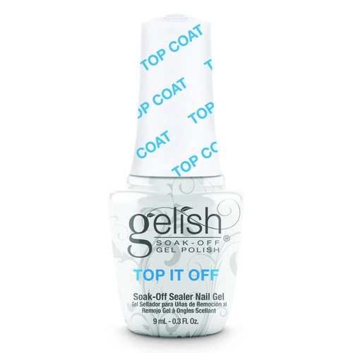 Gelish MINI Top It Off Sealer Gel Top Coat LED Gel Polish, 0.3 fl oz.