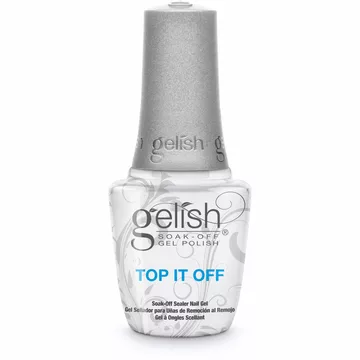 Gelish Top It Off Sealer Gel Top Coat LED Gel Polish, 0.5 fl oz.