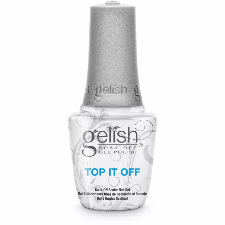 Gelish Top It Off Sealer Gel Top Coat LED Gel Polish, 0.5 fl oz.