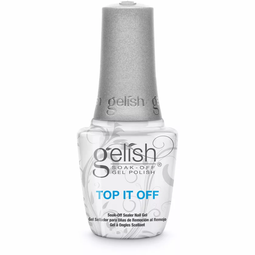 Gelish Top It Off Sealer Gel Top Coat LED Gel Polish, 0.5 fl oz.