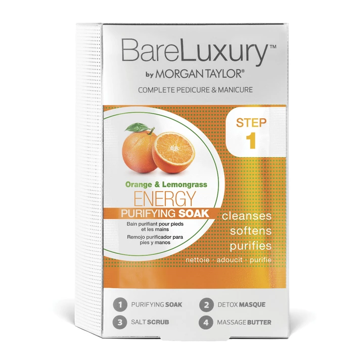 Morgan Taylor BareLuxury Energy Orange & Lemongrass 4PK
