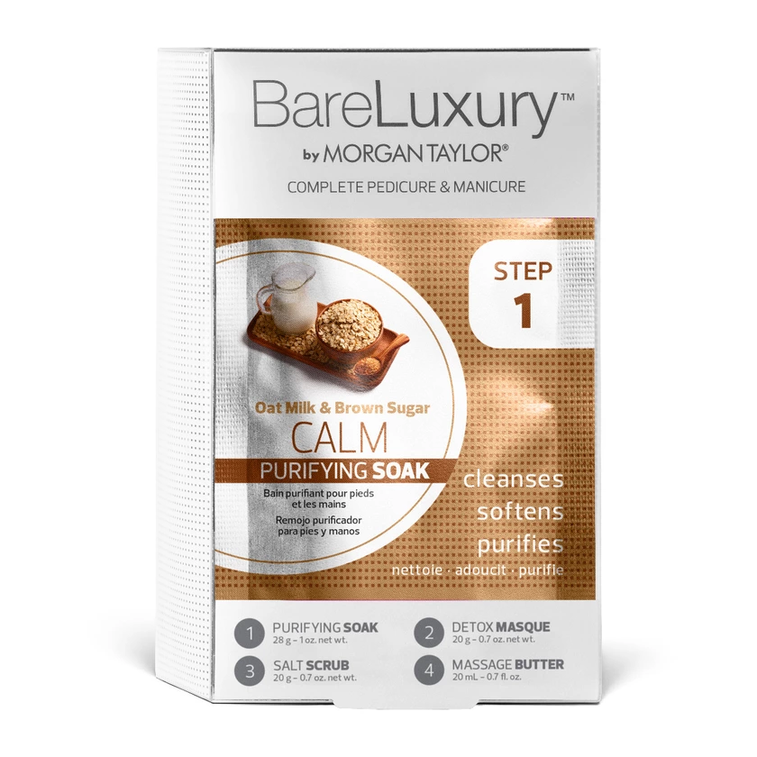 Morgan Taylor BareLuxury Calm Oat Milk & Brown Sugar 4PK