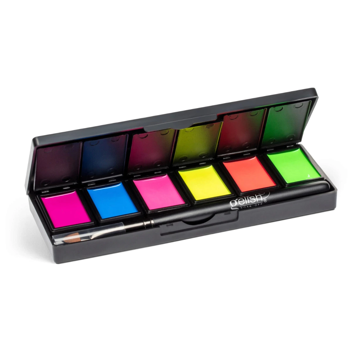 Gelish Cream Gel 6pc Palette Neon On On Gelish Morgan Taylor