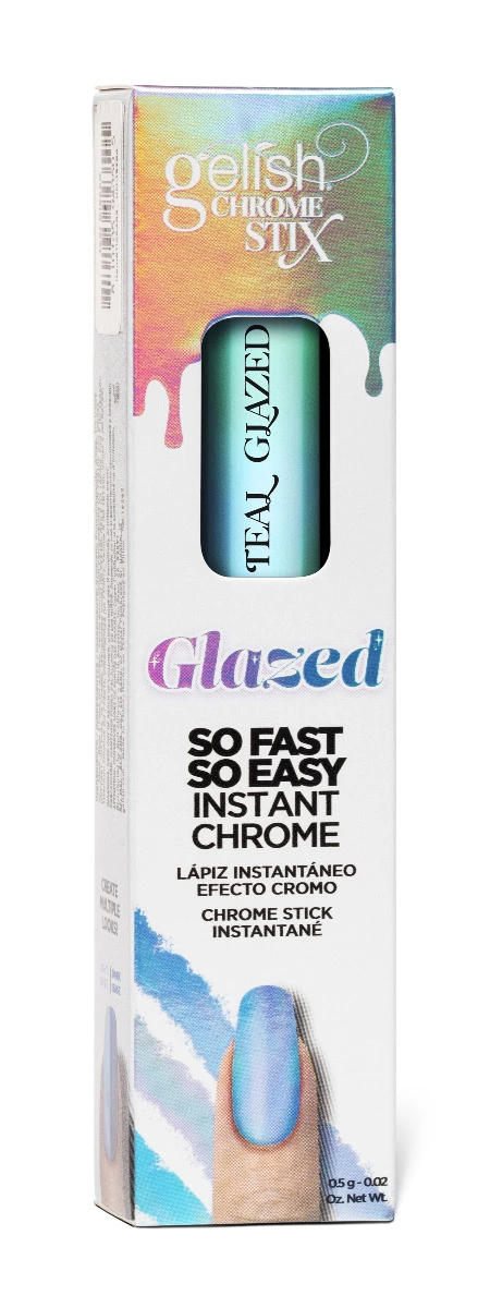 Gelish Chrome Stix Teal Glazed, 0.17 oz.