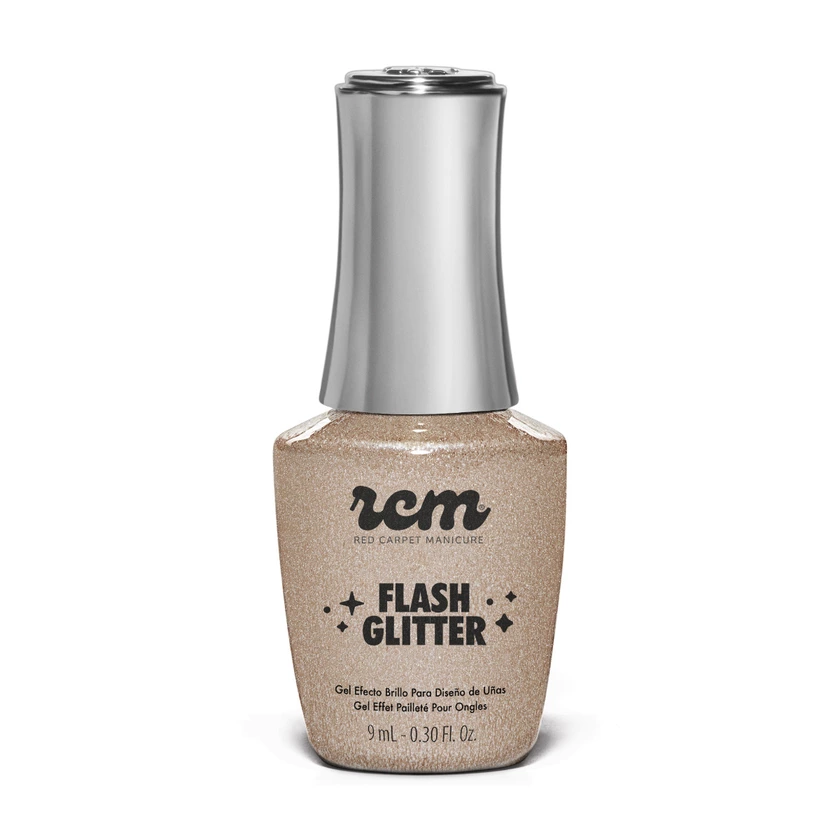 Red Carpet Manicure Glitterally Obsessed Glow Flash Glitter, 0.3 fl oz.