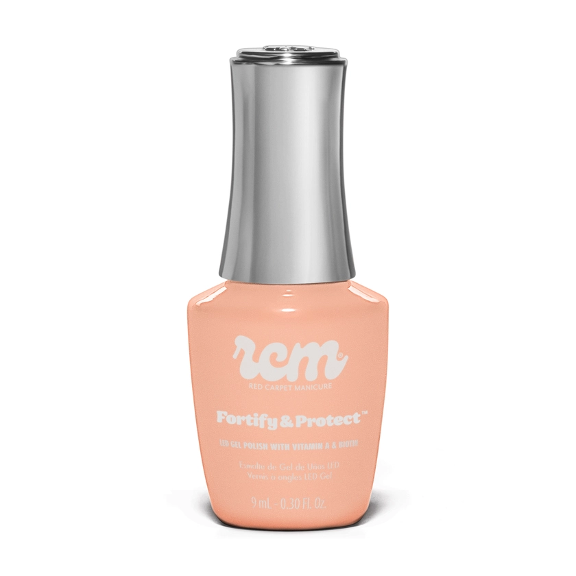 Red Carpet Manicure Fortify & Protect Spill The T LED Nail Gel Color, 0.3 fl oz.