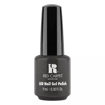 Red Carpet Manicure Always Slate Never Early LED Nail Gel Polish, 0.3 fl oz. 
