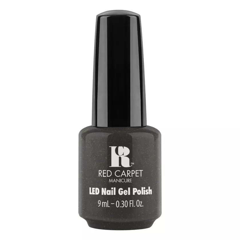 Red Carpet Manicure Always Slate Never Early LED Nail Gel Polish, 0.3 fl oz. 