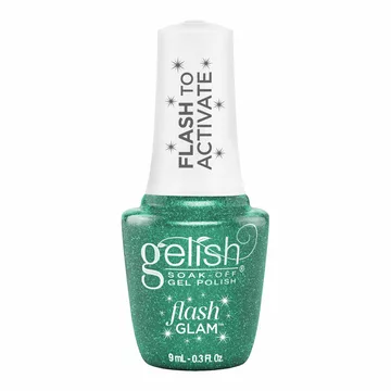 Gelish MINI Flash Glam™ Mint To Sparkle Gel Polish, 0.3 fl oz.