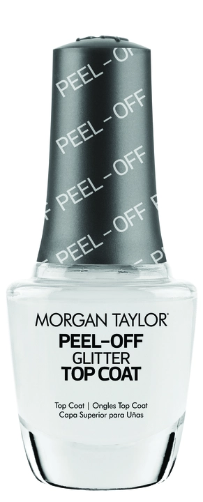 Morgan Taylor Peel Off Glitter Top Coat, 15mL - Gelish & Morgan Taylor