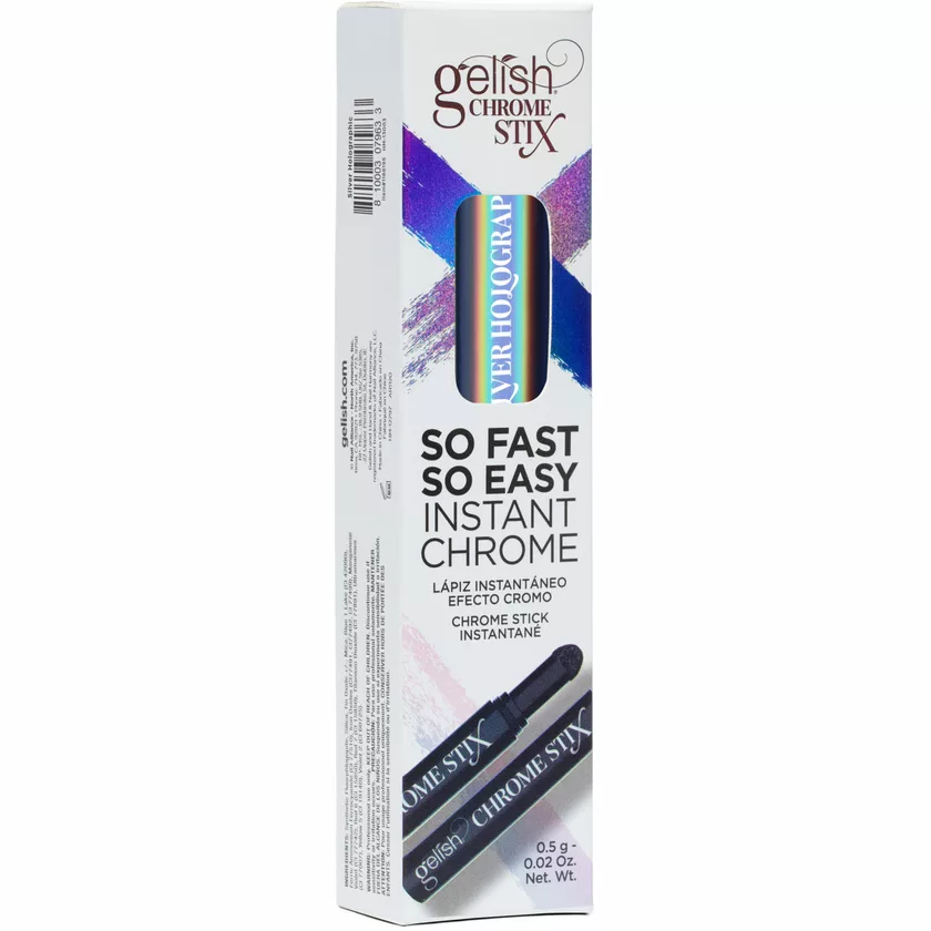 Gelish Chrome Stix Silver Holographic, 0.17 oz.