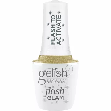 Gelish Flash Glam Star Quality Glitter Gel Polish, 0.5 fl oz.