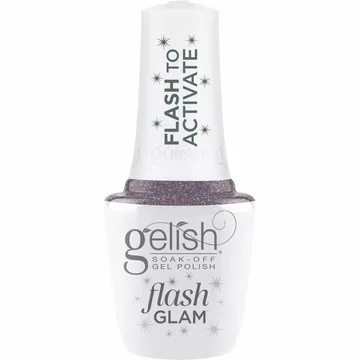 Gelish Flash Glam Time To Sparkle Glitter Gel Polish, 0.5 fl oz.