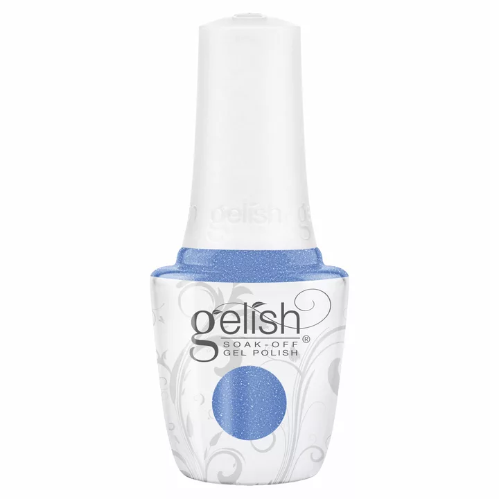Gelish Soak-Off Gel Polish Keepin' It Cool, 0.5 fl oz. AZURE BLUE SHIMMER