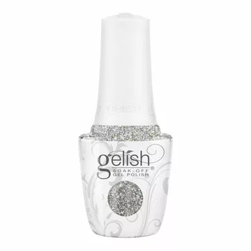 Gelish Soak-Off Gel Polish Sprinkle Of Twinkle, 0.5 fl oz. SILVER GLITTER