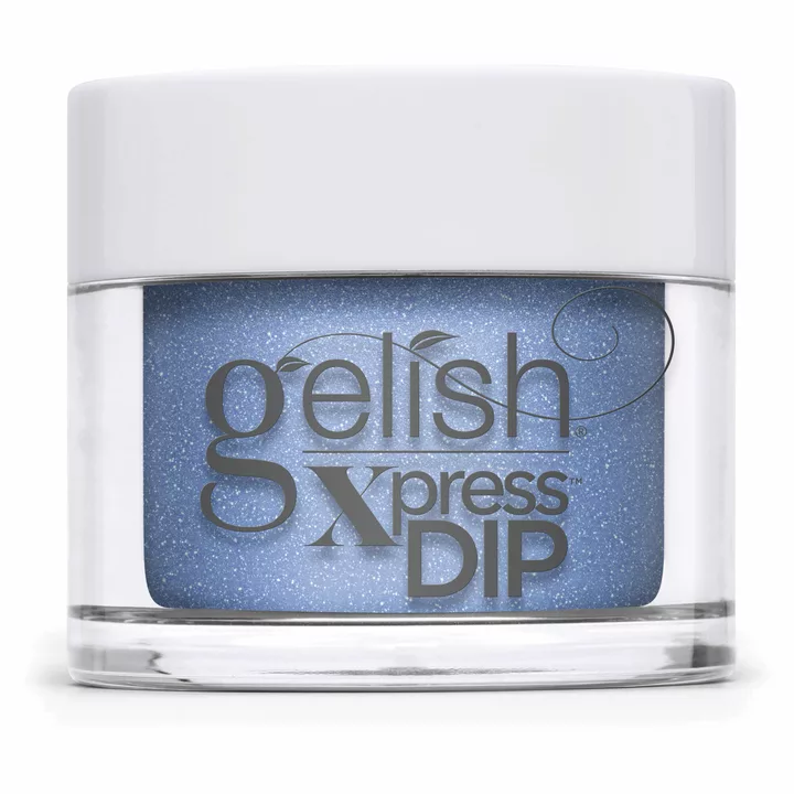 Gelish Keepin' It Cool Dip Powder, 0.8 oz. AZURE BLUE SHIMMER