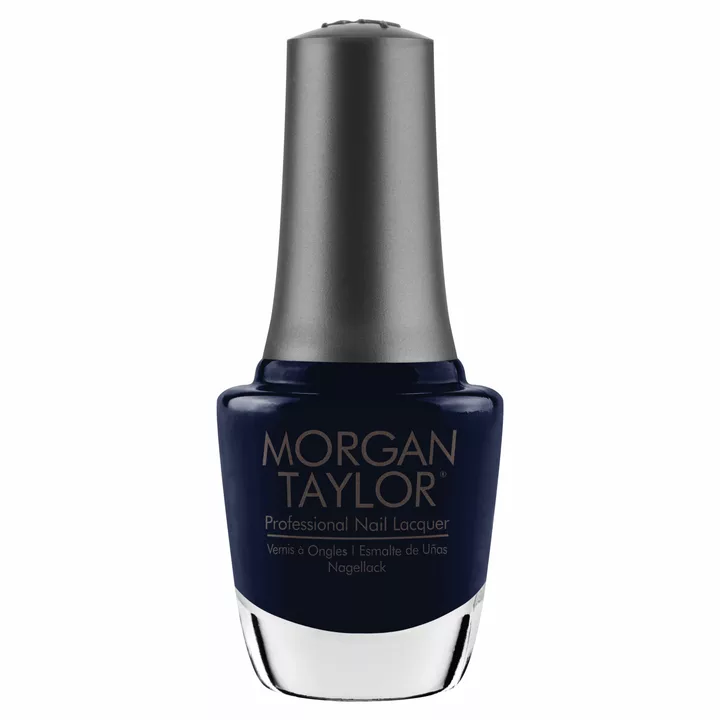 Morgan Taylor Laying Low Nail Lacquer, 0.5 oz. RICH NAVY BLUE CREME