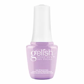 Gelish MINI All The Queen's Bling Soak-Off Gel Polish, 0.3 oz.  LIGHT PURPLE PEARL