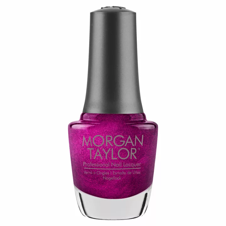 Morgan Taylor I'm From The Fuchsia Nail Lacquer, 0.5 oz. BRIGHT FUCHSIA PEARL