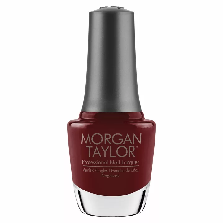 Morgan Taylor Red Alert Nail Lacquer, 0.5 oz. DEEP RED CR&Egrave;ME