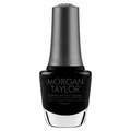 Morgan Taylor Black Shadow Nail Lacquer, 0.5 oz. BLACK CR&Egrave;ME